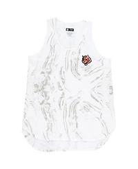 Concepts Sport Women's White Cincinnati Bengals Plus Quartz Tank Top and Shorts Set