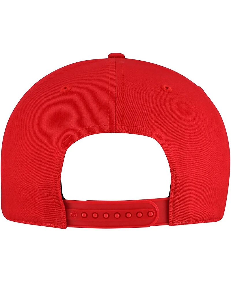 '47 Brand Men's Red Calgary Flames Primary Hitch Snapback Hat
