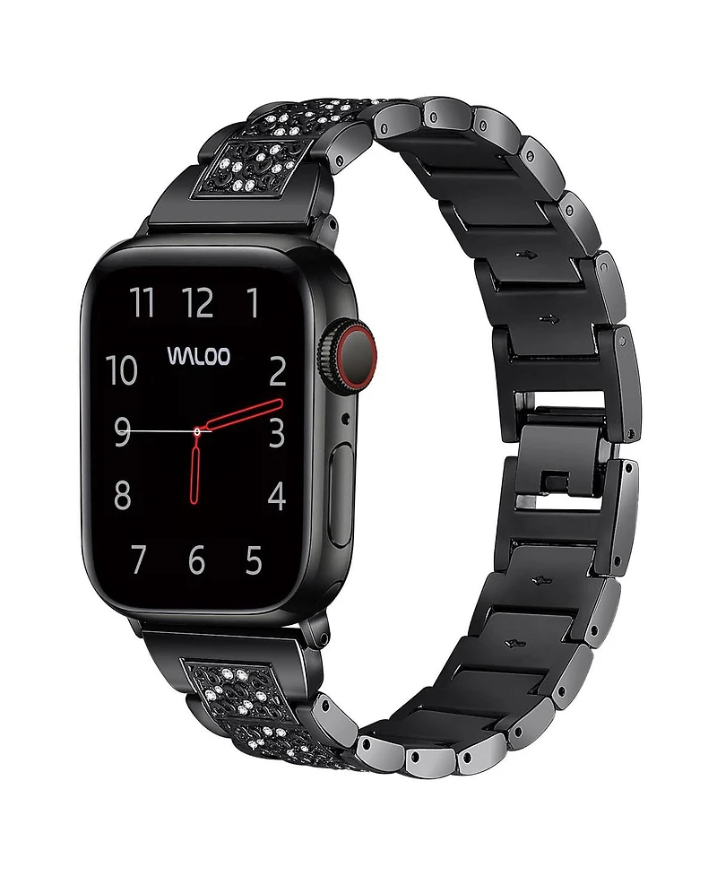 Waloo Rhinestone Pattern Replacement Band For Apple Watch