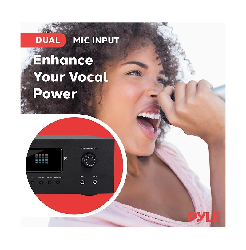 Pyle Wireless Bt Streaming Home Theater Receiver
