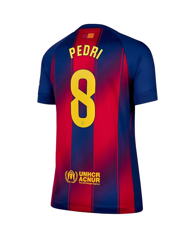 Nike Women's Pedri Navy Barcelona 2025/26 Home Replica Jersey
