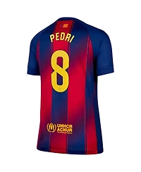 Nike Women's Pedri Navy Barcelona 2025/26 Home Replica Jersey