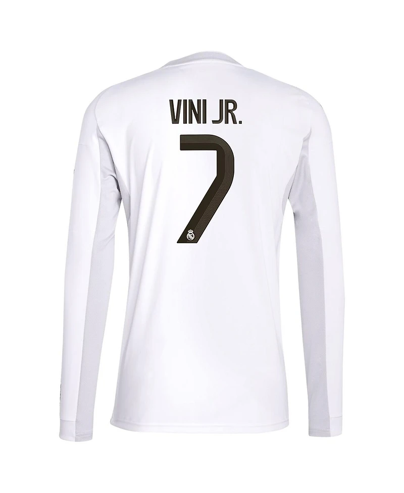 Adidas Men's Vini Jr. White Real Madrid 2025/26 Home Replica Jersey