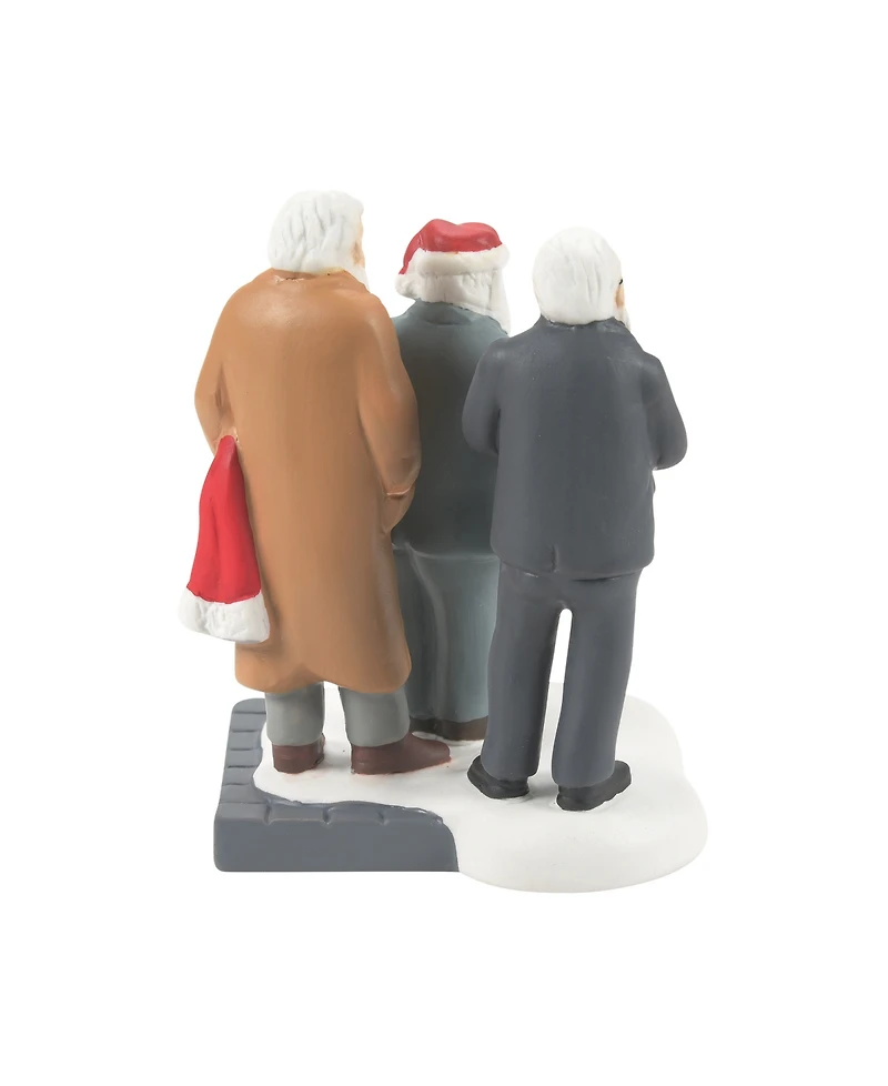 Department 56 A Shave in Time for Christmas Village Accessory