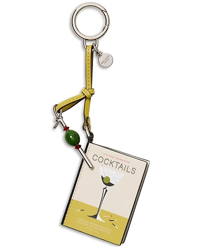 kate spade new york Charmed Leather Cocktail Book Bag Charm