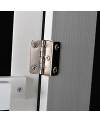 Casainc Full Length Mirror Bathroom Swivel Jewelry Cabinet