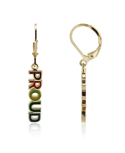 Rebl Jewelry Proud Dangle Earrings