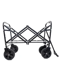 Casainc Outdoor Storage Cart Collapsible Foldable Wagon Beach Heavy Duty Utility
