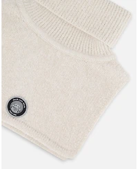 Deux par Deux Baby Unisex Turtleneck Neckwarmer Off-White - Baby