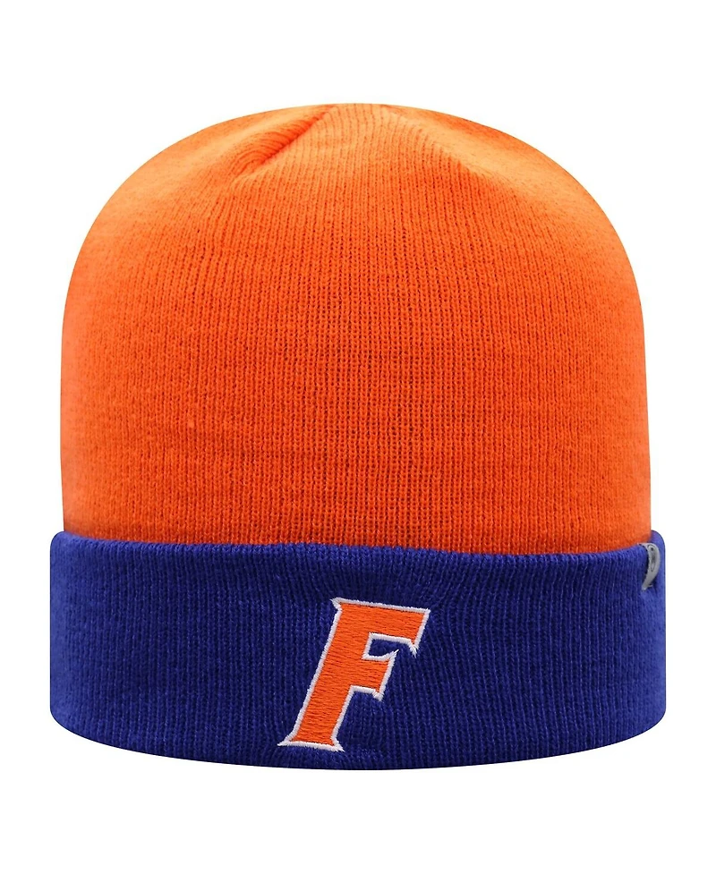 Top of the World Men's Orange/Royal Florida Gators Two-Toned Cuffed Knit Hat
