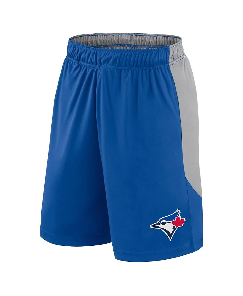 Fanatics Men's Royal/Gray Toronto Blue Jays Go Hard Shorts