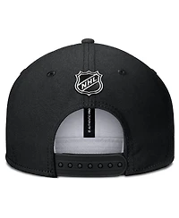 Fanatics Men's Black Pittsburgh Penguins Authentic Pro Rink Snapback Hat