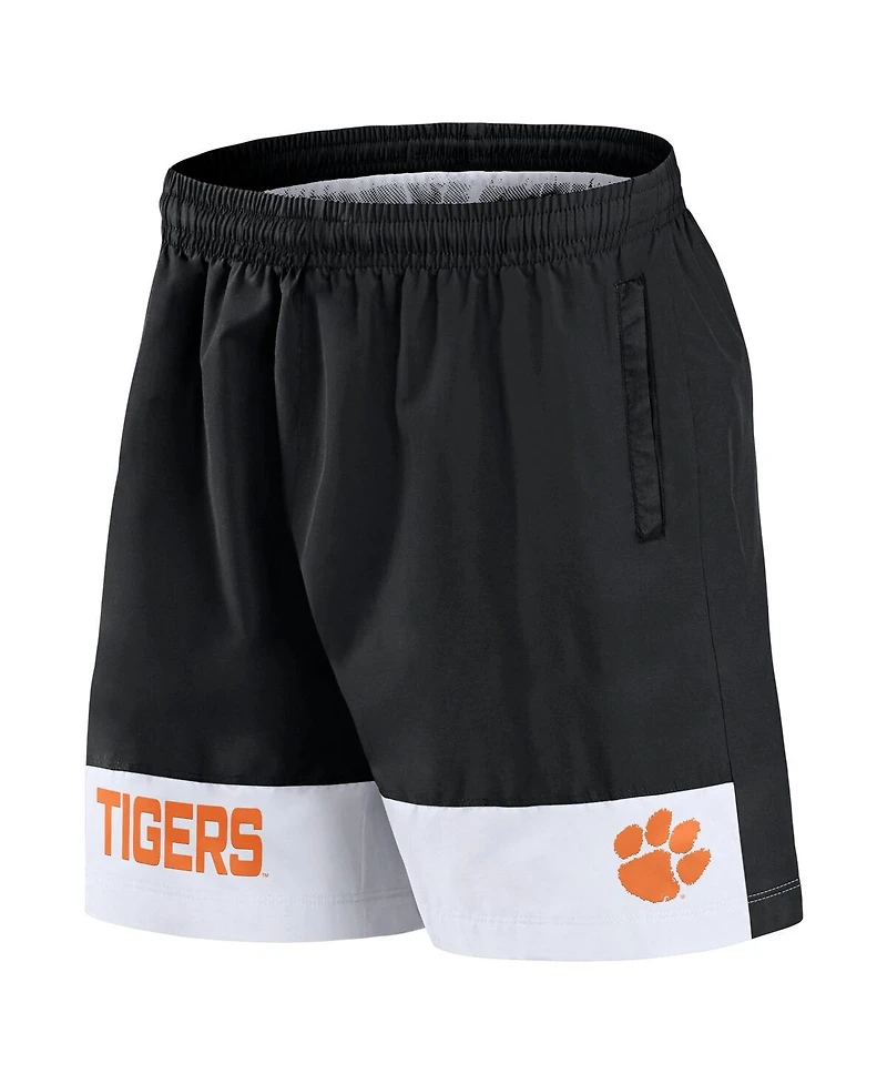 Fanatics Men's Black Clemson Tigers Elements Intensity Woven Shorts