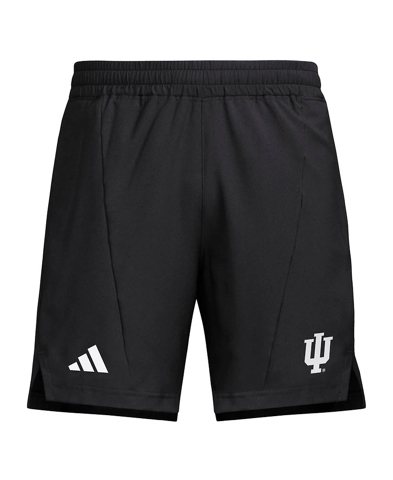 Adidas Men's Black Indiana Hoosiers Program Woven Training Shorts