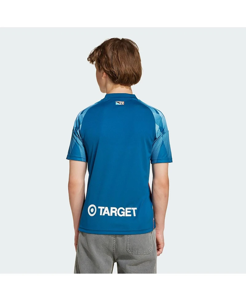 Adidas Big Boys and Girls Blue Minnesota United Fc 2025 Third Replica Jersey