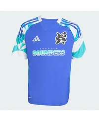 Adidas Big Boys and Girls Blue Seattle Sounders Fc 2025 Third Replica Jersey