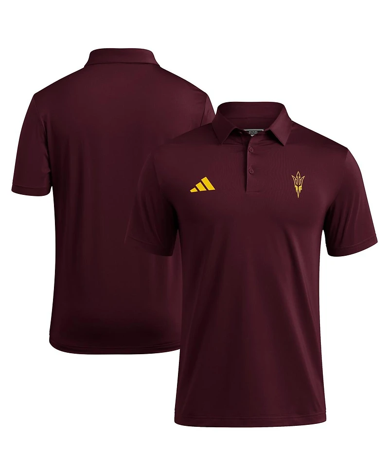 Adidas Men's Maroon Arizona State Sun Devils Ultimate 365 Polo Shirt