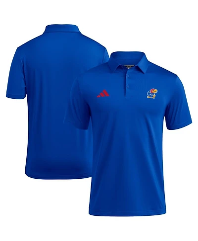 Adidas Men's Royal Kansas Jayhawks Ultimate 365 Polo Shirt