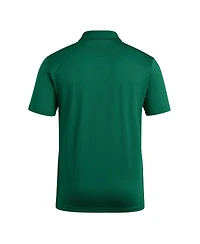 Adidas Green Miami Hurricanes Ultimate 365 Ottoman Polo Shirt