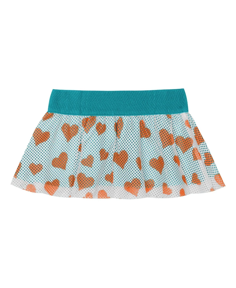Outerstuff Baby Boys and Girls 2-Piece Miami Dolphins Love My Team Bodysuit Skirt Set