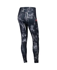 Msx by Michael Strahan Women's Black Tampa Bay Buccaneers Serena Tie-Dye Leggings