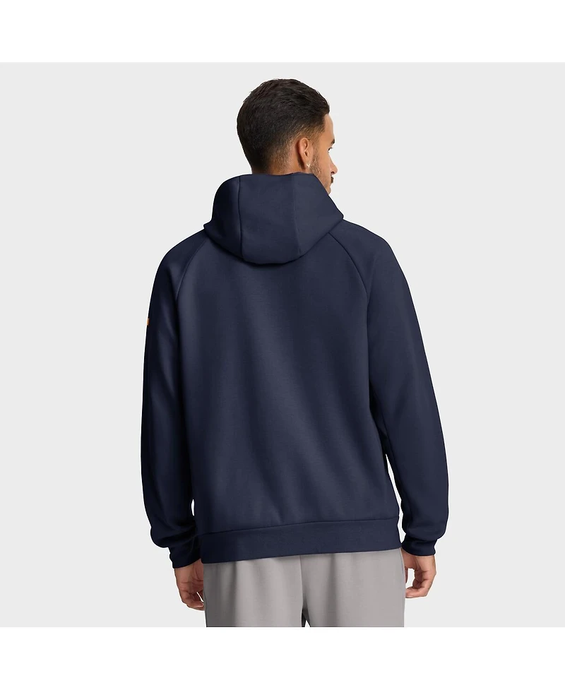 Nike Men's Navy Michigan Wolverines Premium Raglan Performance Pullover Hoodie