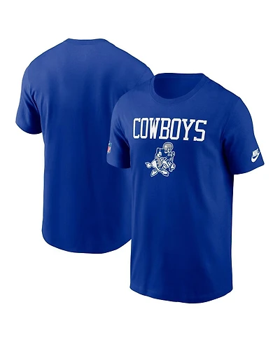 Nike Men's Royal Dallas Cowboys Alt Pack Onside Conversion Performance T-Shirt