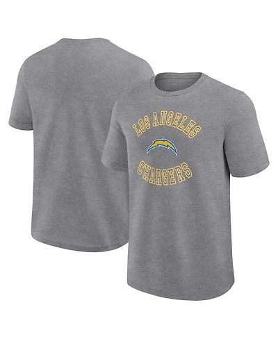 Logo Athletic Men's Heather Gray Los Angeles Chargers Success T-Shirt