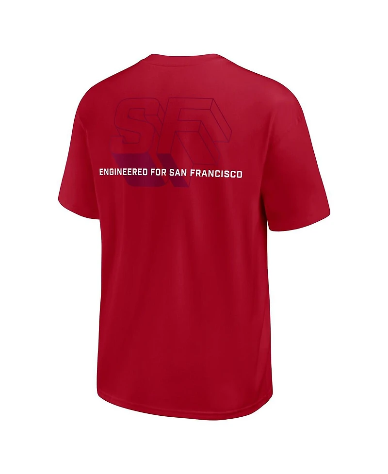 Nike Men's Scarlet San Francisco 49ers Dominate the Game Essential Max90 T-Shirt