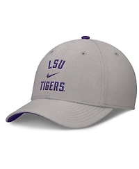 Nike Men's Gray Lsu Tigers Rise Prep Performance Flex Hat