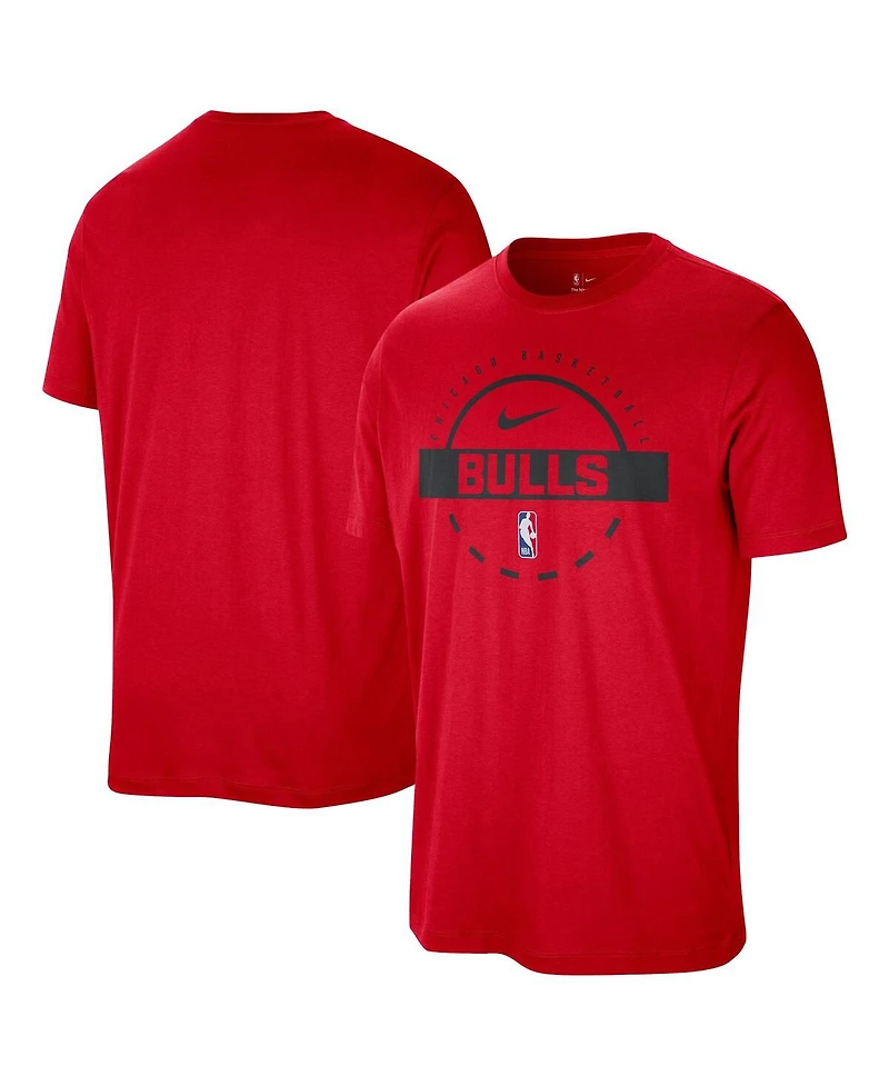 Nike Men's Red Chicago Bulls Authentic Practice T-Shirt
