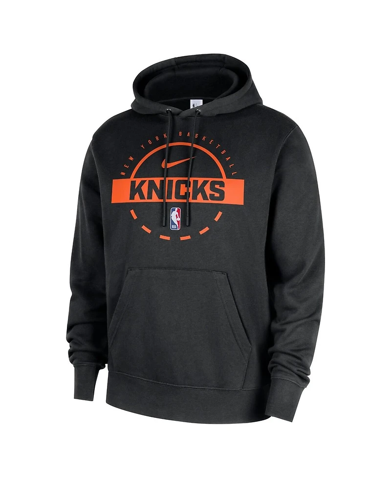Nike Men's New York Knicks 2025/26 Authentic Practice Club Pullover Hoodie