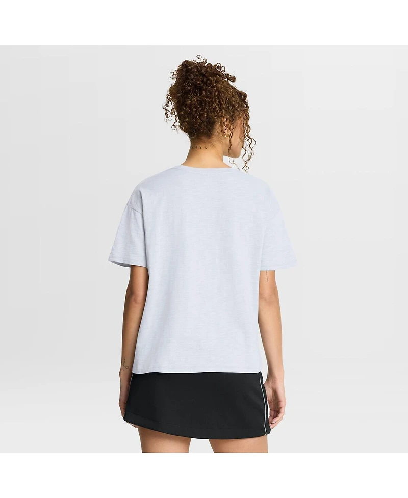 Fanatics Women's White Pittsburgh Steelers Redzone Slub Boxy T-Shirt