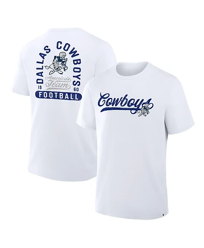 Fanatics Men's White Dallas Cowboys Fluid Motion Legacy T-Shirt