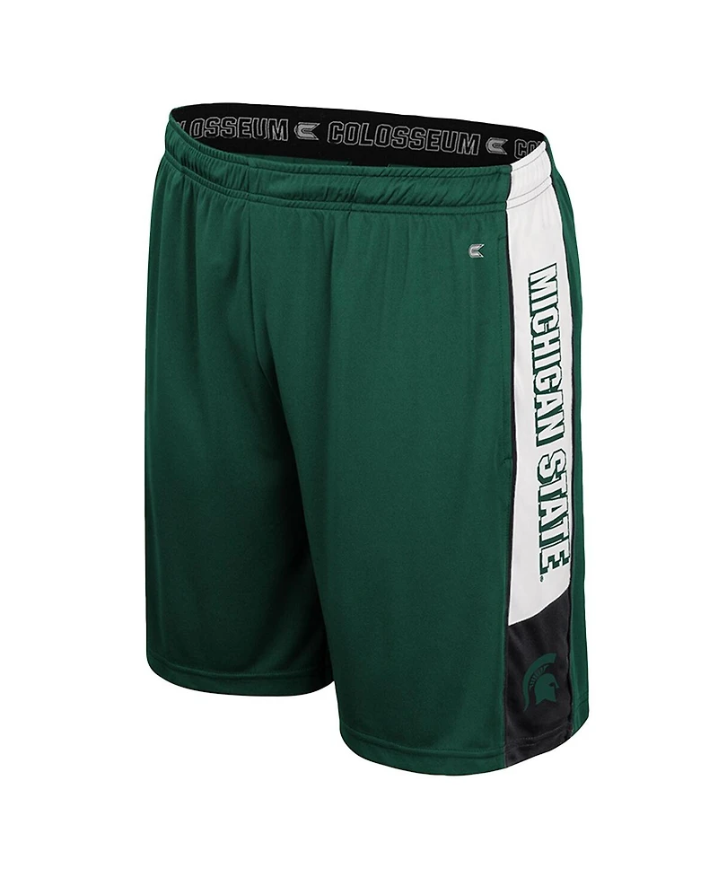Colosseum Men's Green Michigan State Spartans Quantum Shorts