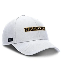 Nike Men's White Iowa Hawkeyes 2025 On-Field Rise Performance Adjustable Hat