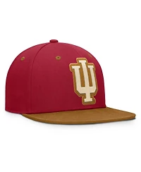 Fanatics Men's Crimson/Brown Indiana Hoosiers NoBo Fitted Hat