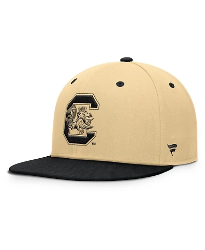 Fanatics Men's Khaki/Black South Carolina Gamecocks Balance Fitted Hat