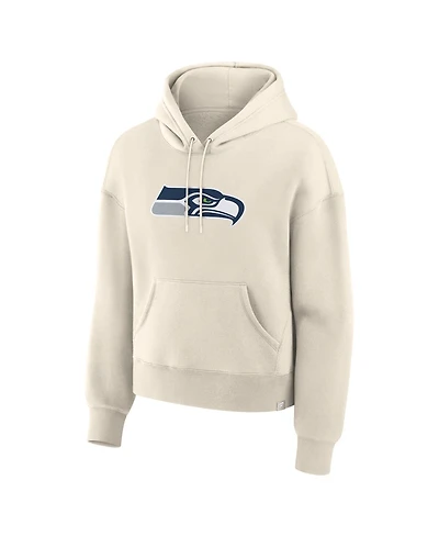 Fanatics Women's Cream Seattle Seahawks Dove Legacy Pullover Hoodie