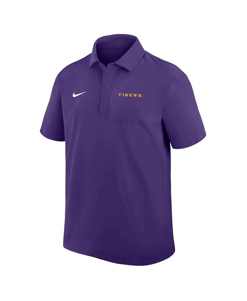 Nike Men's Purple Lsu Tigers 2025 Coaches Sideline Polo Shirt