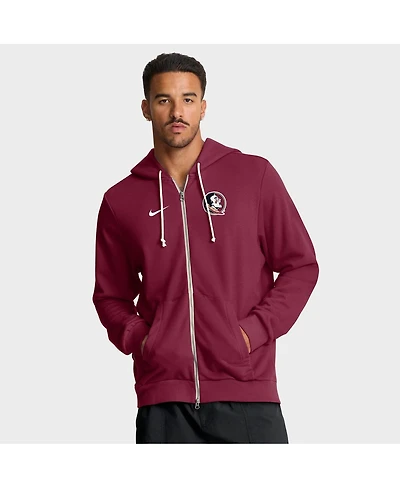 Nike Men's Garnet Florida State Seminoles 2025 Sideline Performance Full-Zip Hoodie