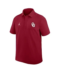 Jordan Men's Crimson Oklahoma Sooners 2025 Coaches Sideline Polo Shirt