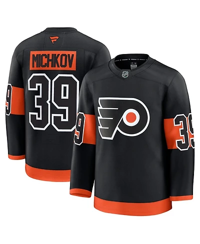 Fanatics Men's Matvei Michkov Black Philadelphia Flyers Alternate Premium Jersey