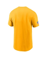 Nike Men's Gold Pittsburgh Steelers 1933 Alt Pack Onside Conversion Performance T-Shirt