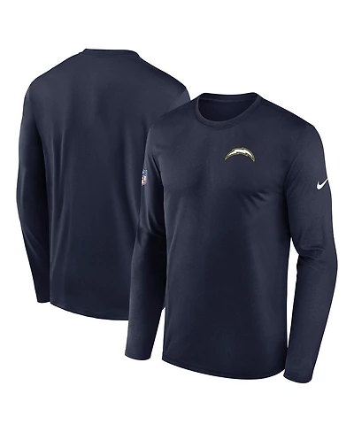 Nike Men's Navy Los Angeles Chargers Alternate Super Sideline Legend Performance T-Shirt