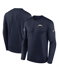 Nike Men's Navy Los Angeles Chargers Alternate Super Sideline Legend Performance T-Shirt