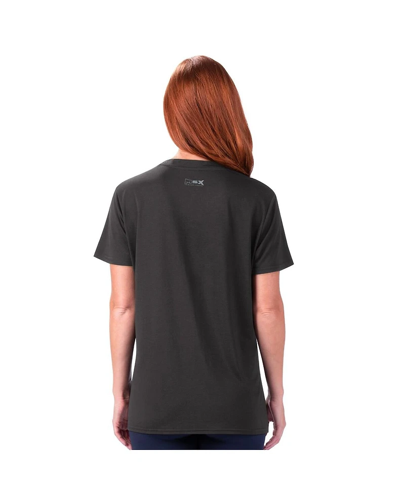 G-iii 4Her by Carl Banks Women's Black Detroit Lions Jacey Performance Tri-Blend T-Shirt