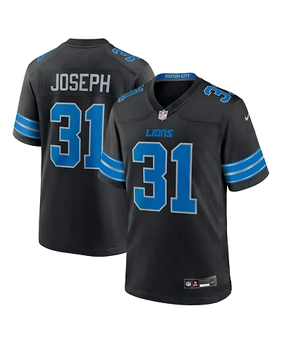 Nike Men's Kerby Joseph Black Detroit Lions Alternate Game Jersey