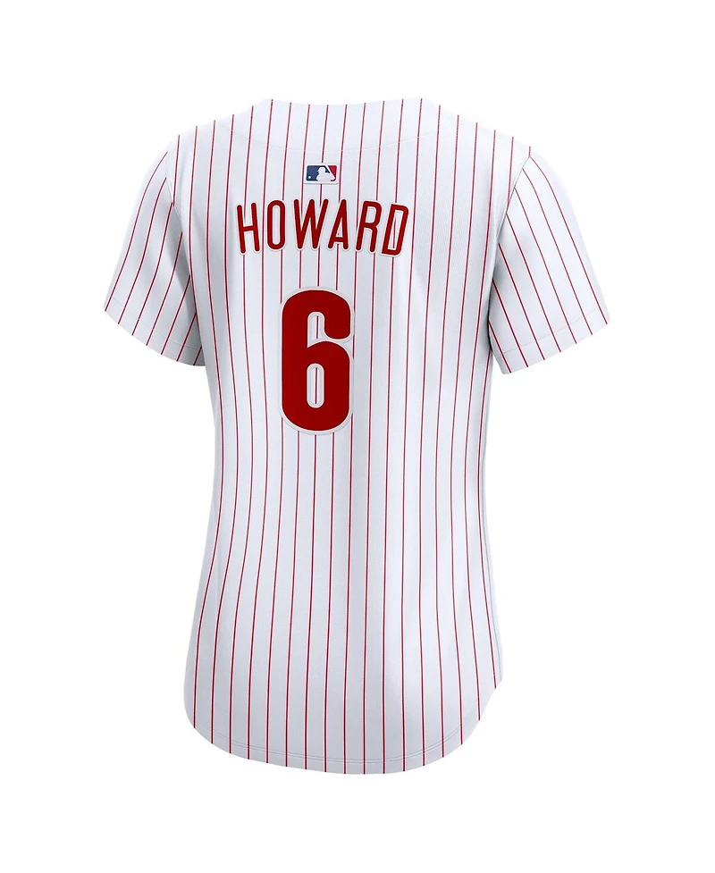 Nike Women's Ryan Howard White Philadelphia Phillies Limited Jersey