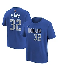 Nike Big Boys and Girls Cooper Flagg Blue Dallas Mavericks 2025 Nba Draft Icon Name Number T-Shirt